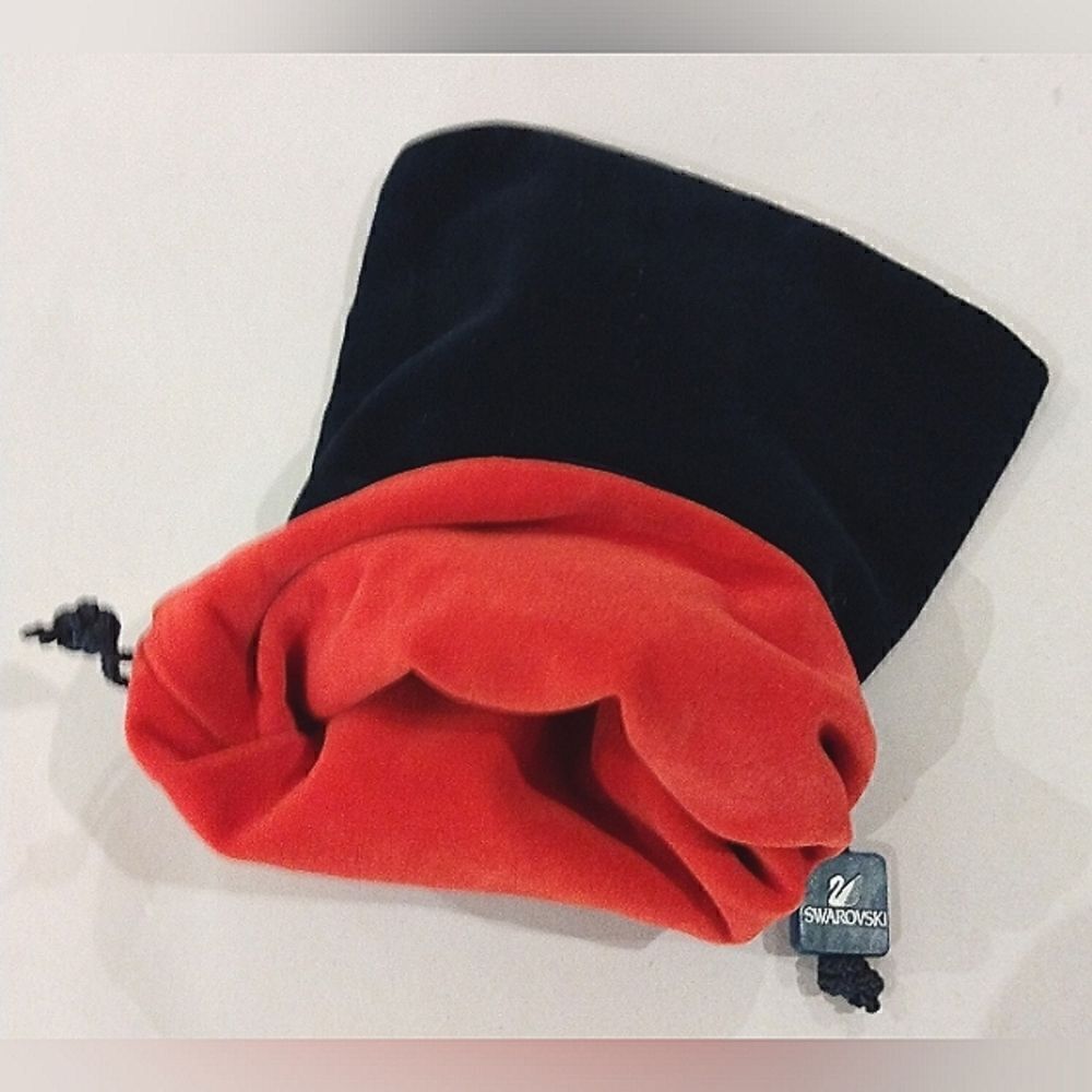 6 Swarovski Velvet Bags Authentic